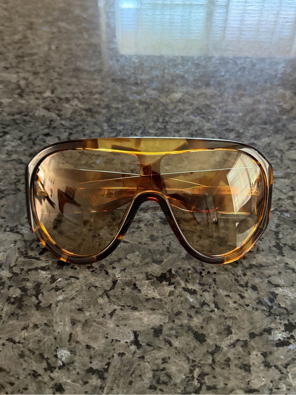 Bottega Veneta Scudo Shield Sunglasses